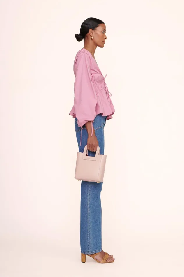 Women Totes STAUD STAUD MINI SHIRLEY LEATHER BAG BLUSH Women Totes STAUD STAUD MINI SHIRLEY LEATHER BAG BLUSH