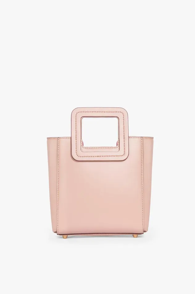 Women Totes STAUD STAUD MINI SHIRLEY LEATHER BAG BLUSH Women Totes STAUD STAUD MINI SHIRLEY LEATHER BAG BLUSH