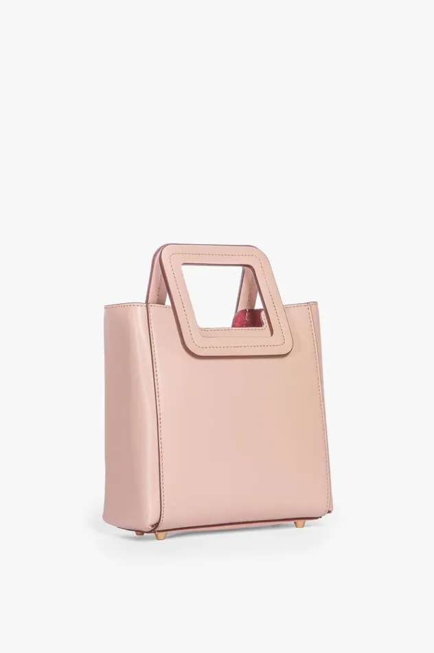 Women Totes STAUD STAUD MINI SHIRLEY LEATHER BAG BLUSH Women Totes STAUD STAUD MINI SHIRLEY LEATHER BAG BLUSH