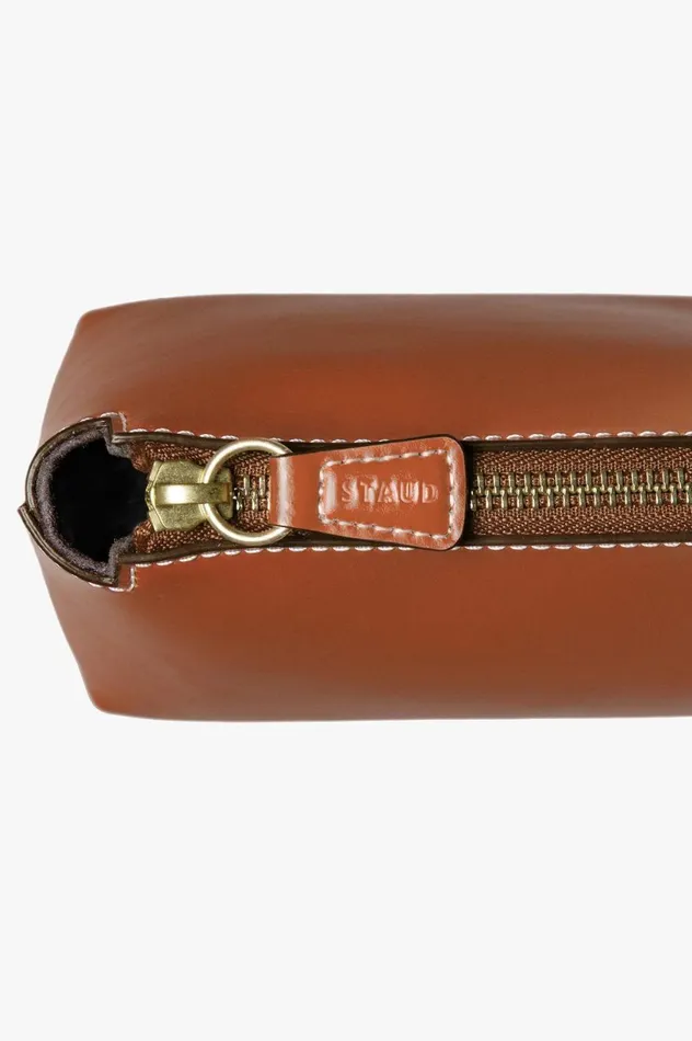 Women Totes STAUD STAUD MINI SHIRLEY LEATHER BAG SADDLE Women Totes STAUD STAUD MINI SHIRLEY LEATHER BAG SADDLE