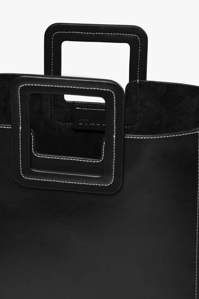 Women Totes STAUD STAUD SHIRLEY LEATHER BAG BLACK Women Totes STAUD STAUD SHIRLEY LEATHER BAG BLACK