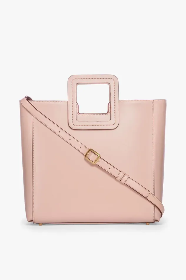 Women Totes STAUD STAUD SHIRLEY LEATHER BAG BLUSH