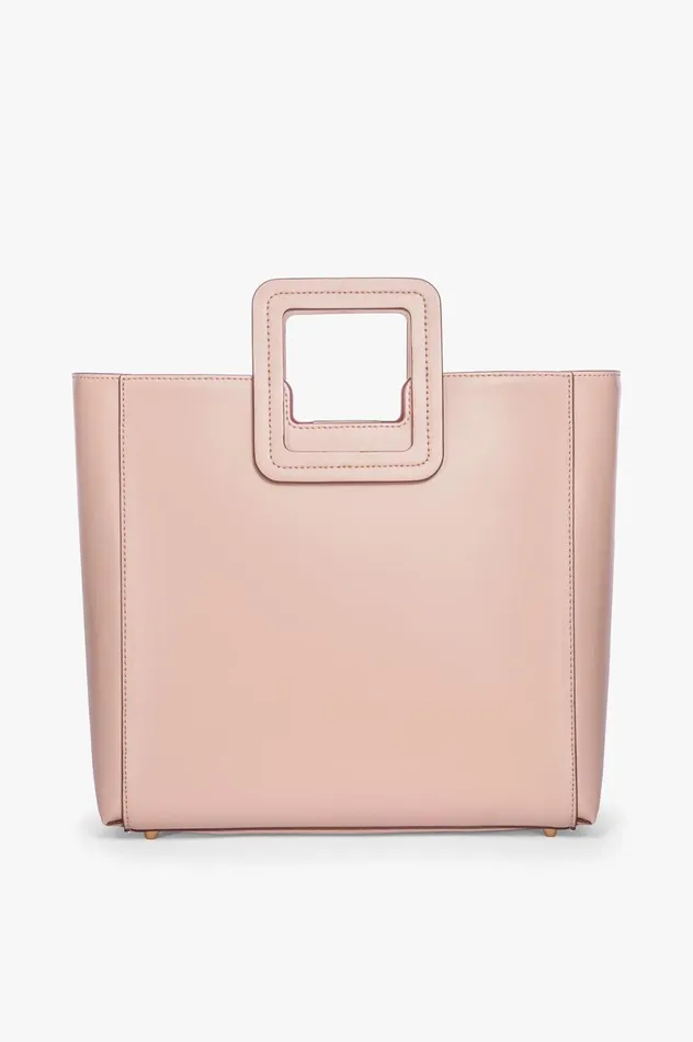 Women Totes STAUD STAUD SHIRLEY LEATHER BAG BLUSH Women Totes STAUD STAUD SHIRLEY LEATHER BAG BLUSH