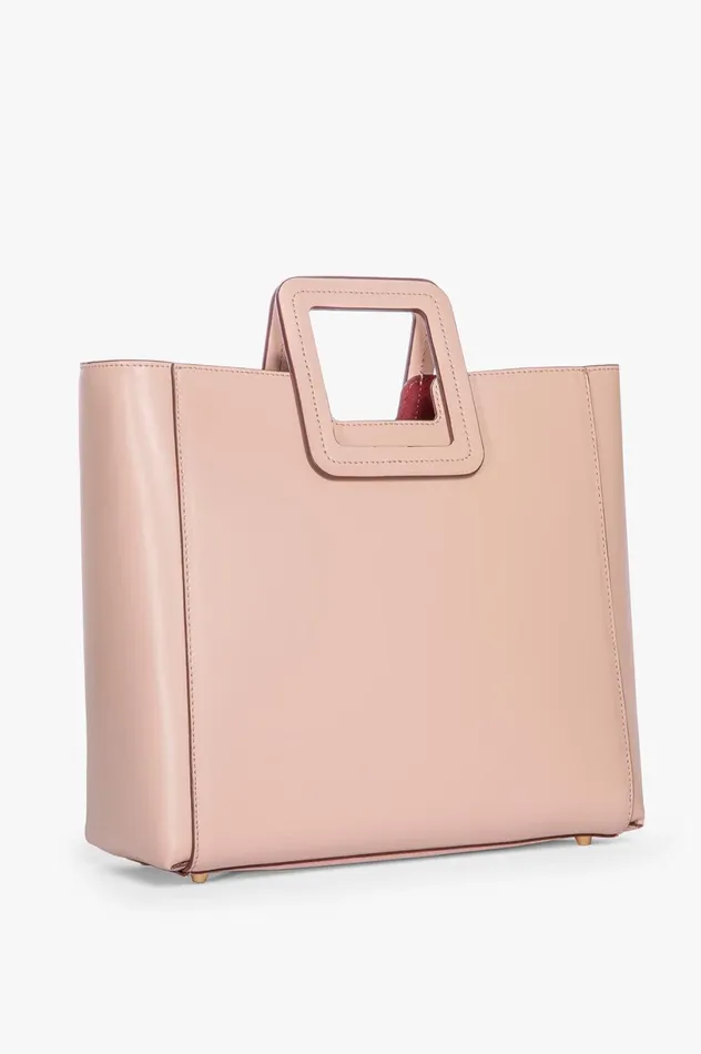 Women Totes STAUD STAUD SHIRLEY LEATHER BAG BLUSH Women Totes STAUD STAUD SHIRLEY LEATHER BAG BLUSH
