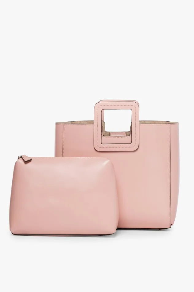 Women Totes STAUD STAUD SHIRLEY LEATHER BAG DARK BLUSH Women Totes STAUD STAUD SHIRLEY LEATHER BAG DARK BLUSH