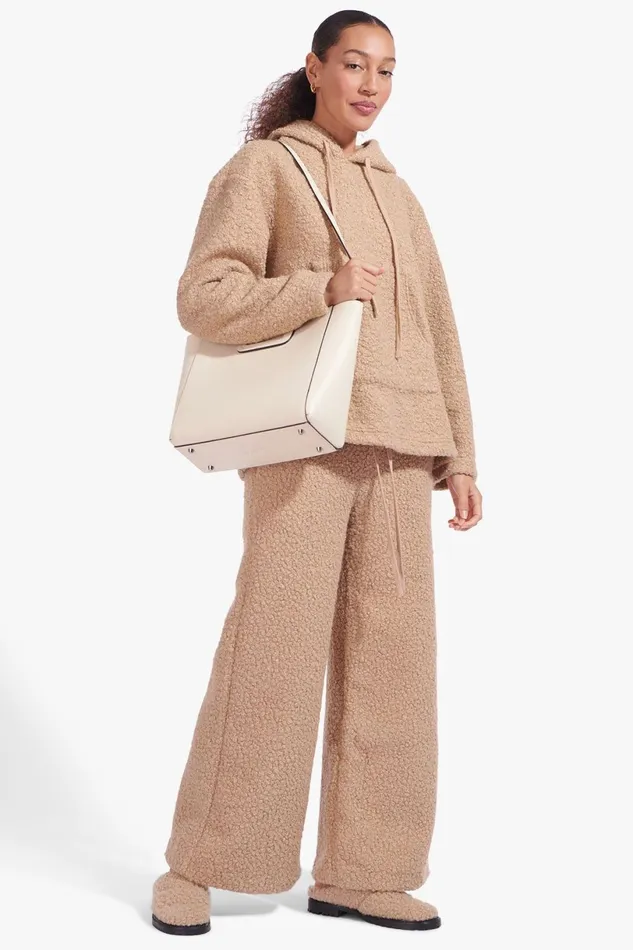 Women Totes STAUD STAUD SHIRLEY LEATHER TOTE BAG CREAM Women Totes STAUD STAUD SHIRLEY LEATHER TOTE BAG CREAM