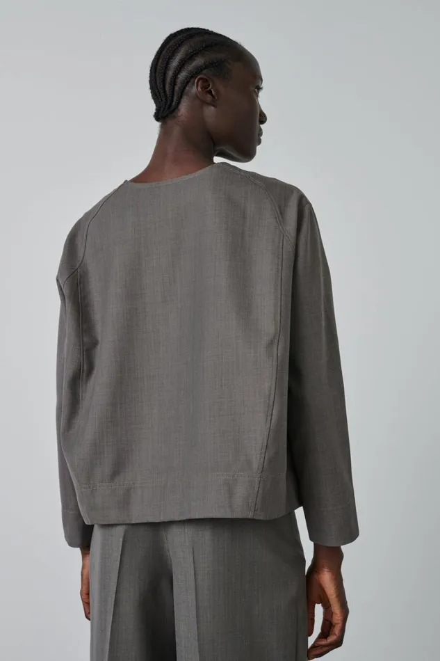 Women TUILERIES SHIRT Grey Soeur Shirts