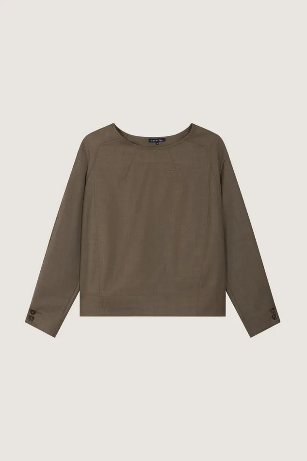 Women TUILERIES SHIRT Grey Soeur Shirts