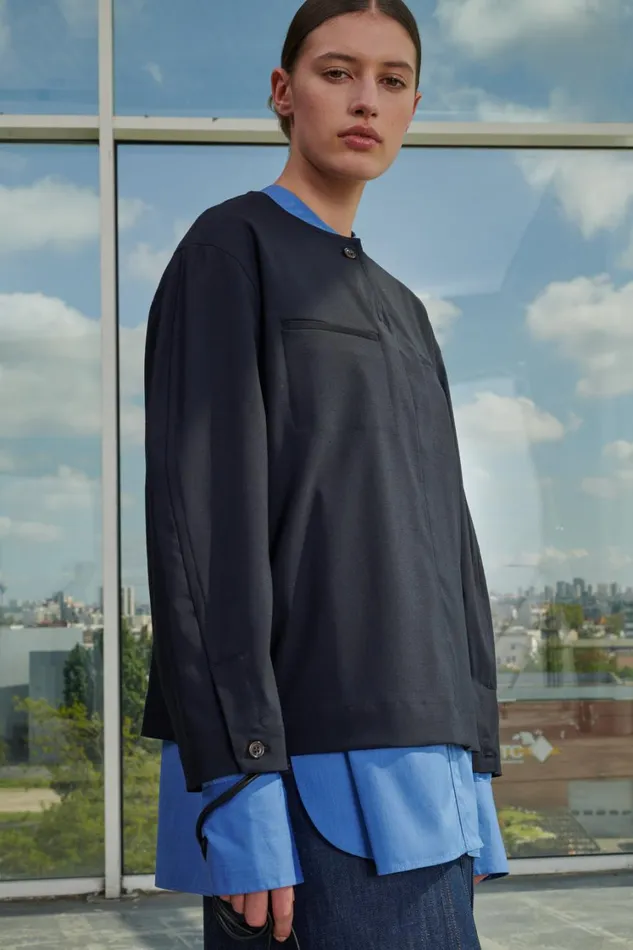 Women TUNISIA SHIRT Navy Soeur Shirts