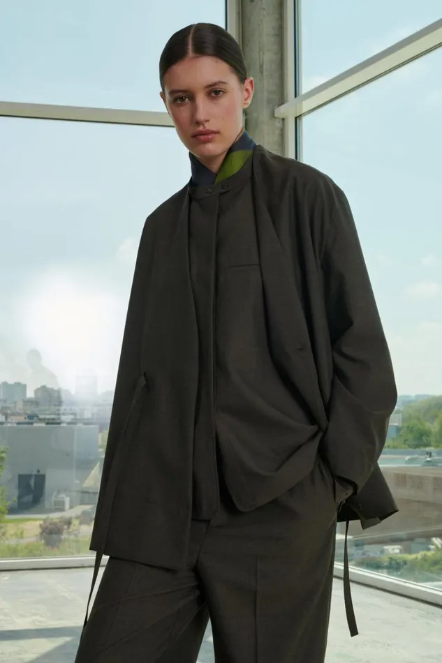 Women UMI JACKET Khaki Soeur Jackets and Coats