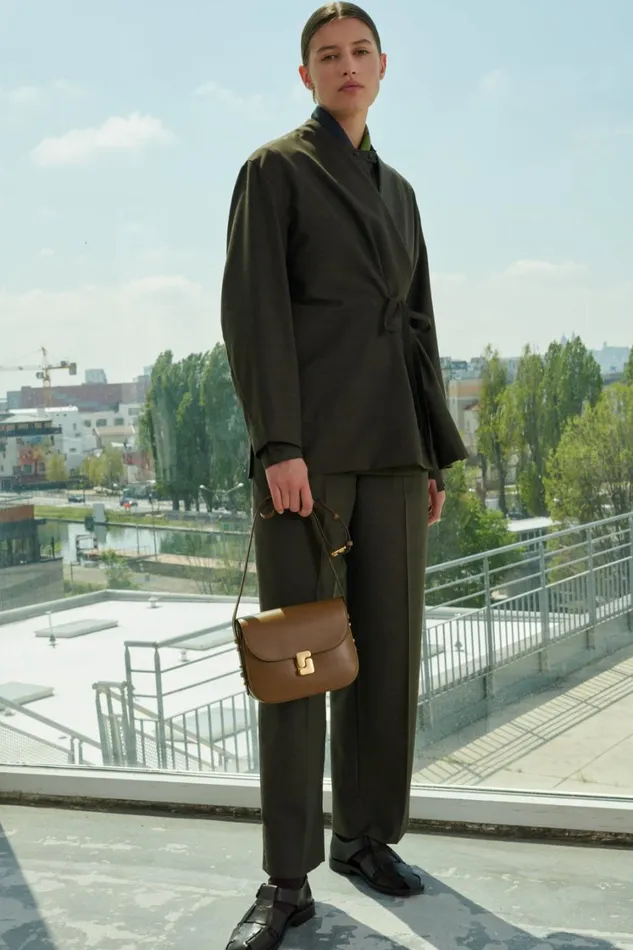 Women UMI JACKET Khaki Soeur Jackets and Coats