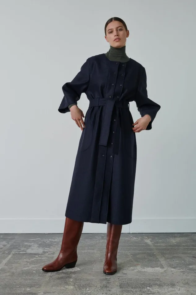 Women URUGUAY DRESS Navy Soeur Dresses
