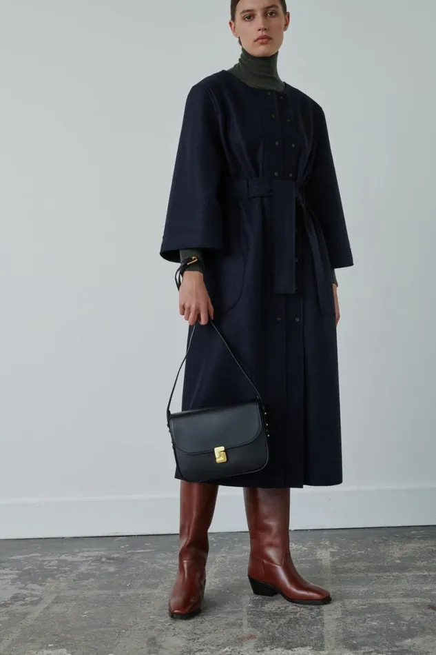 Women URUGUAY DRESS Navy Soeur Dresses