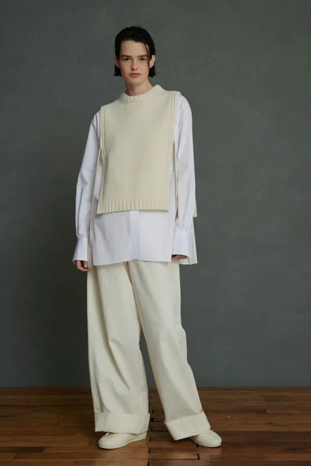 Women UZEL PULLOVER Offwhite Soeur Jumpers and Cardigans