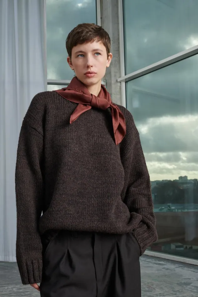 Women VADIM JUMPER Brown Soeur Jumpers and Cardigans