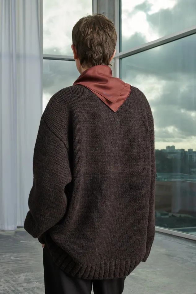 Women VADIM JUMPER Brown Soeur Jumpers and Cardigans