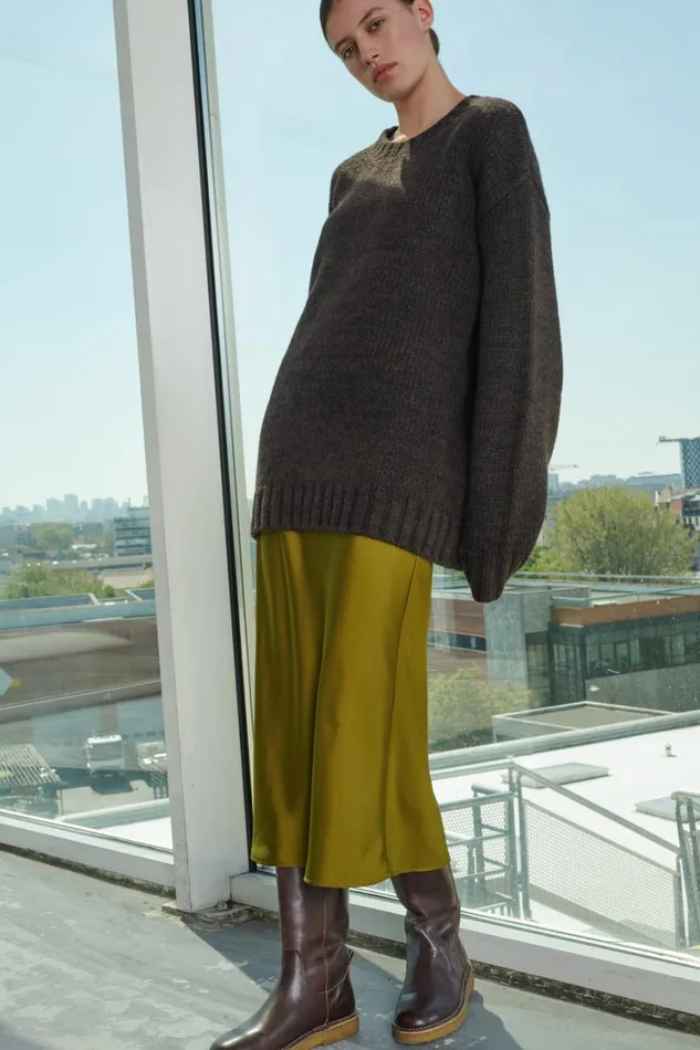 Women VADIM JUMPER Brown Soeur Jumpers and Cardigans