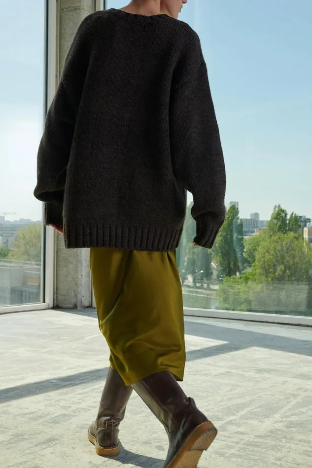Women VADIM JUMPER Brown Soeur Jumpers and Cardigans