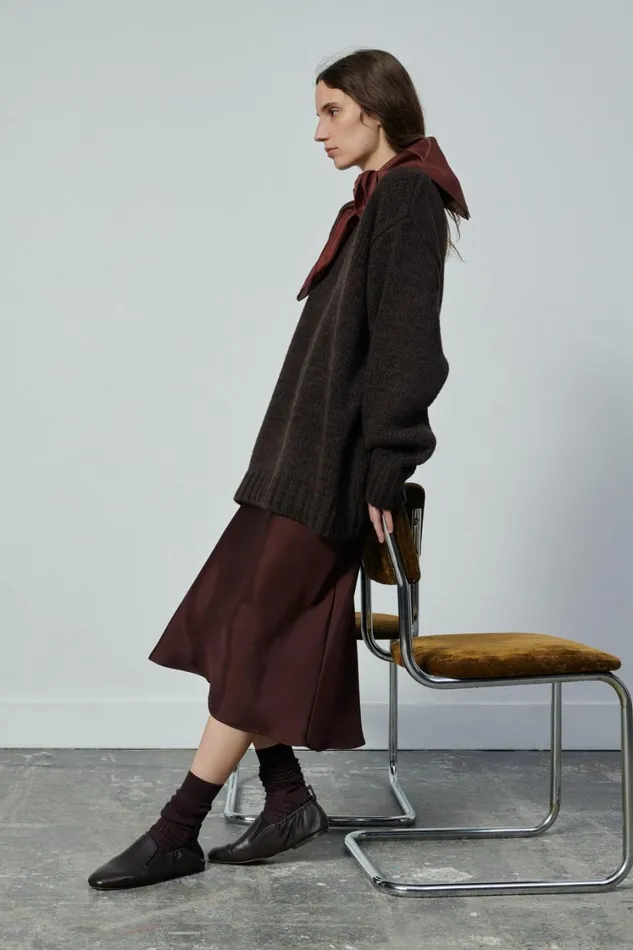 Women VADIM JUMPER Brown Soeur Jumpers and Cardigans