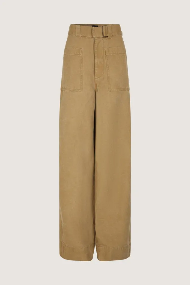 Women VAGABOND TROUSERS Beige Soeur Trousers