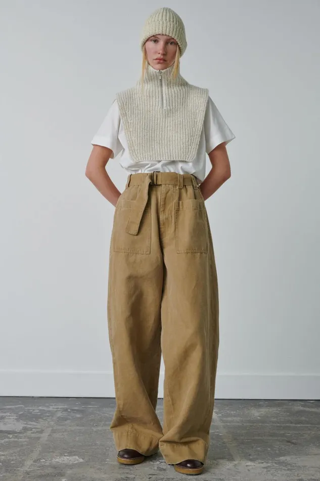Women VAGABOND TROUSERS Beige Soeur Trousers