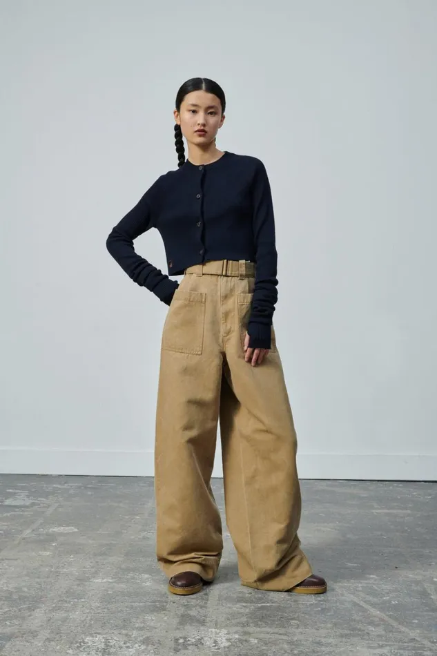 Women VAGABOND TROUSERS Beige Soeur Trousers