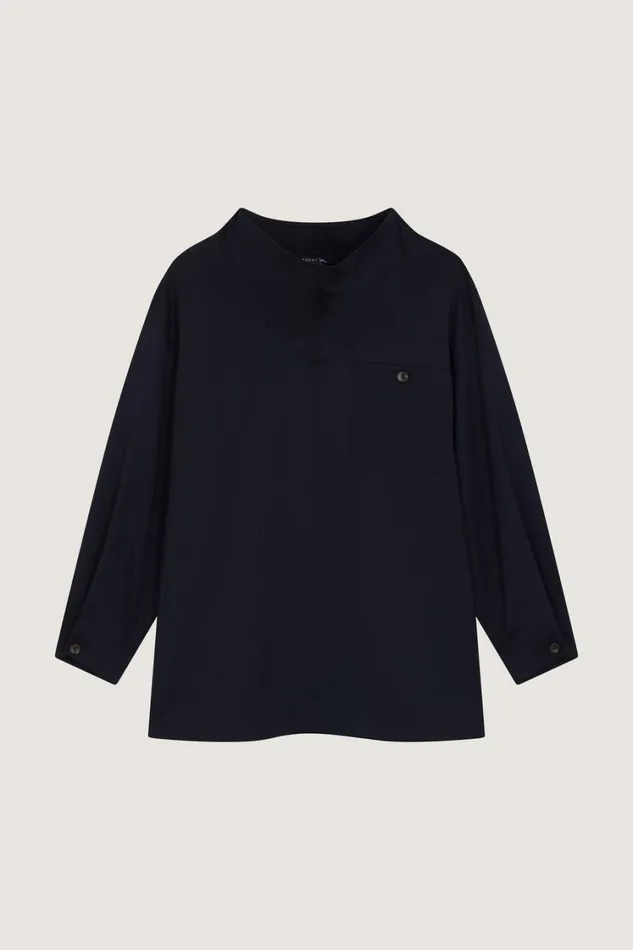 Women VAIL SHIRT Navy Soeur Shirts