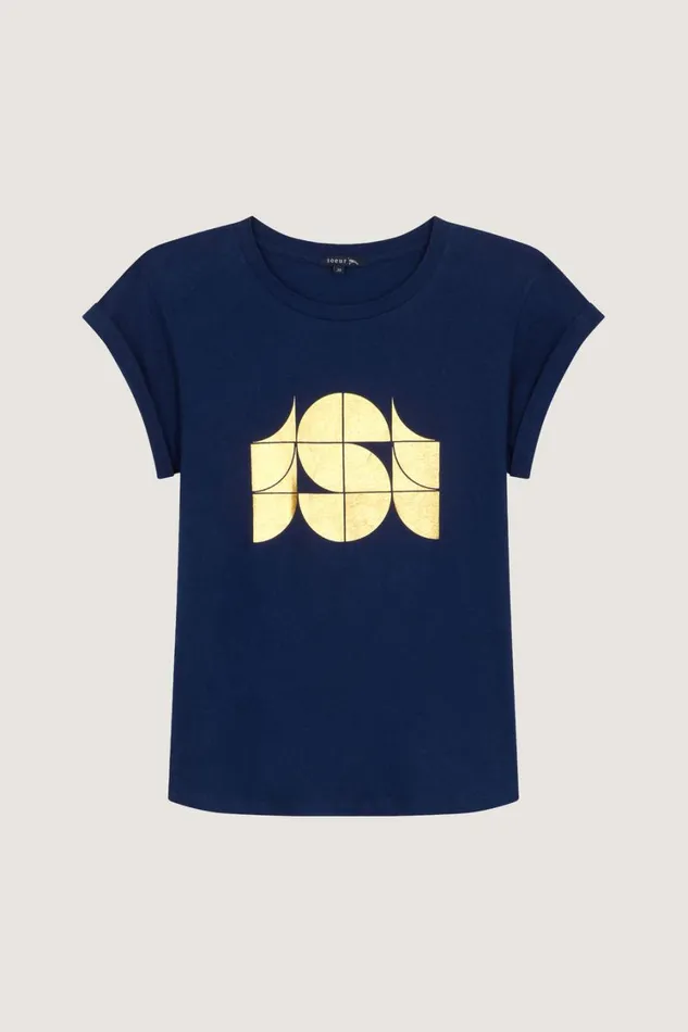 Women VALENTIN TEESHIRT Navy Soeur TShirts and Sweatshirts