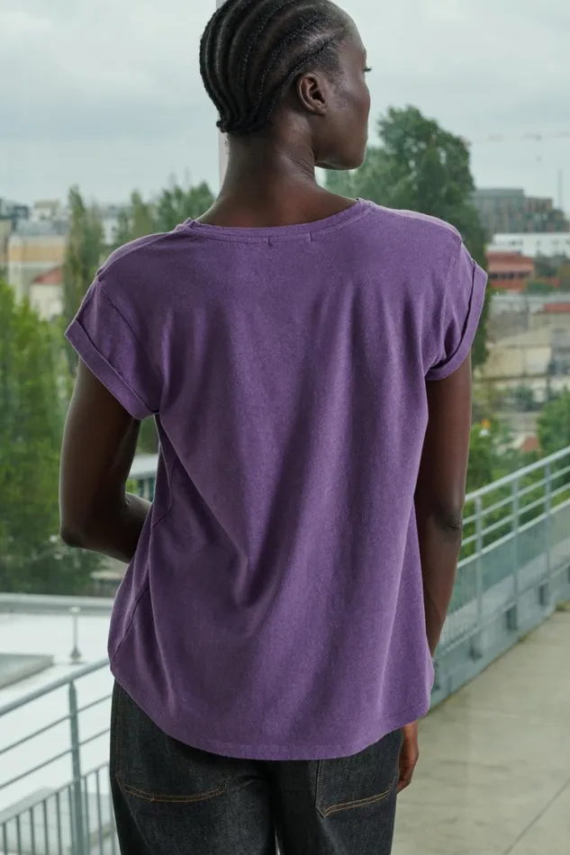 Women VALENTIN TEESHIRT Purple Soeur TShirts and Sweatshirts