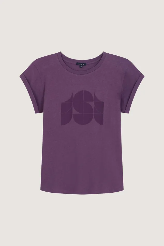 Women VALENTIN TEESHIRT Purple Soeur TShirts and Sweatshirts