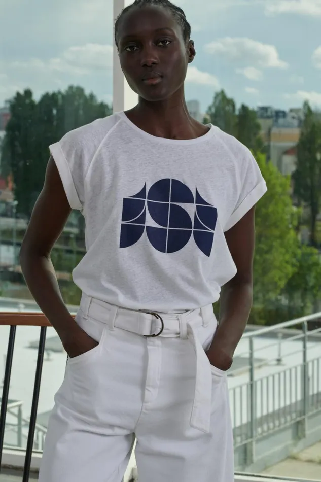 Women VALENTINA TEESHIRT White Soeur TShirts and Sweatshirts