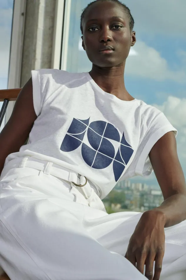 Women VALENTINA TEESHIRT White Soeur TShirts and Sweatshirts