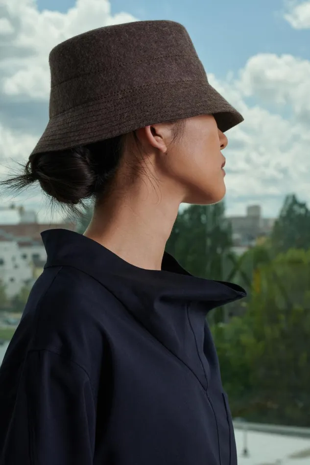 Women VALERIO HAT Mottled Brown Soeur Hats