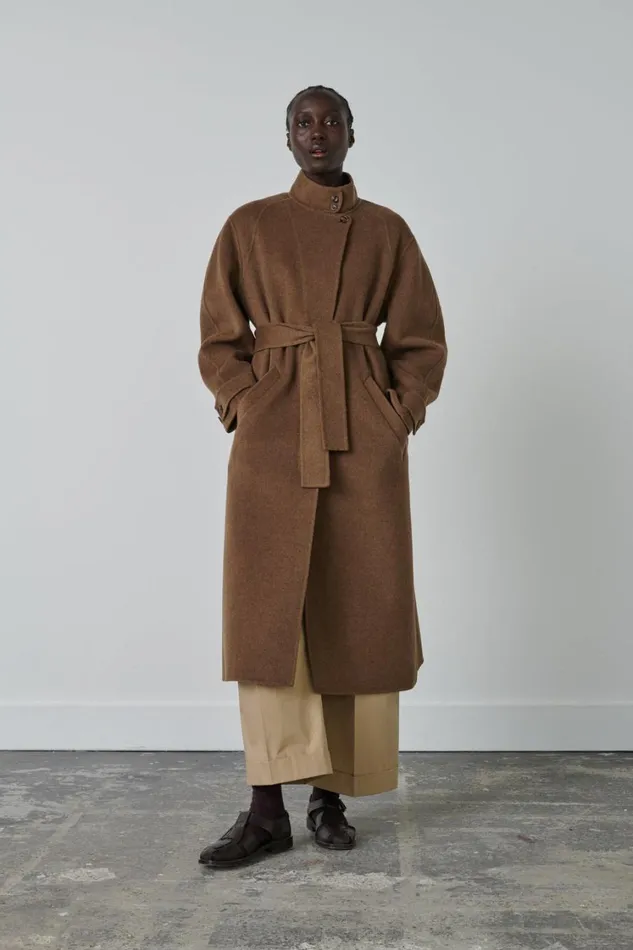 Women VANCOUVER COAT Chestnut Soeur Jackets and Coats