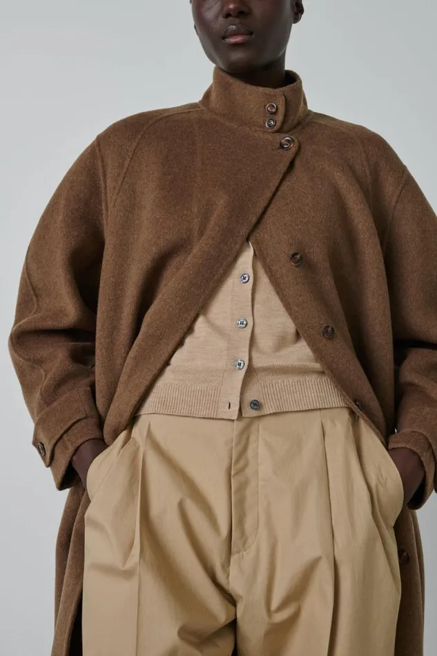 Women VANCOUVER COAT Chestnut Soeur Jackets and Coats