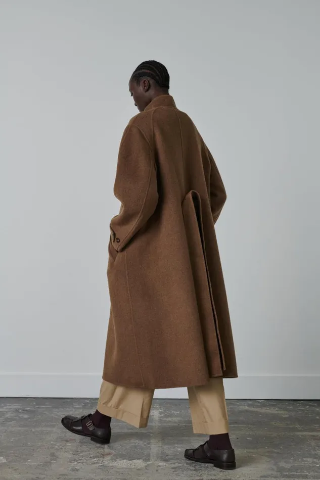 Women VANCOUVER COAT Chestnut Soeur Jackets and Coats