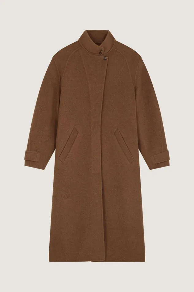 Women VANCOUVER COAT Chestnut Soeur Jackets and Coats