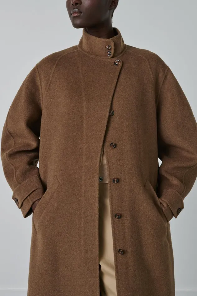 Women VANCOUVER COAT Chestnut Soeur Jackets and Coats