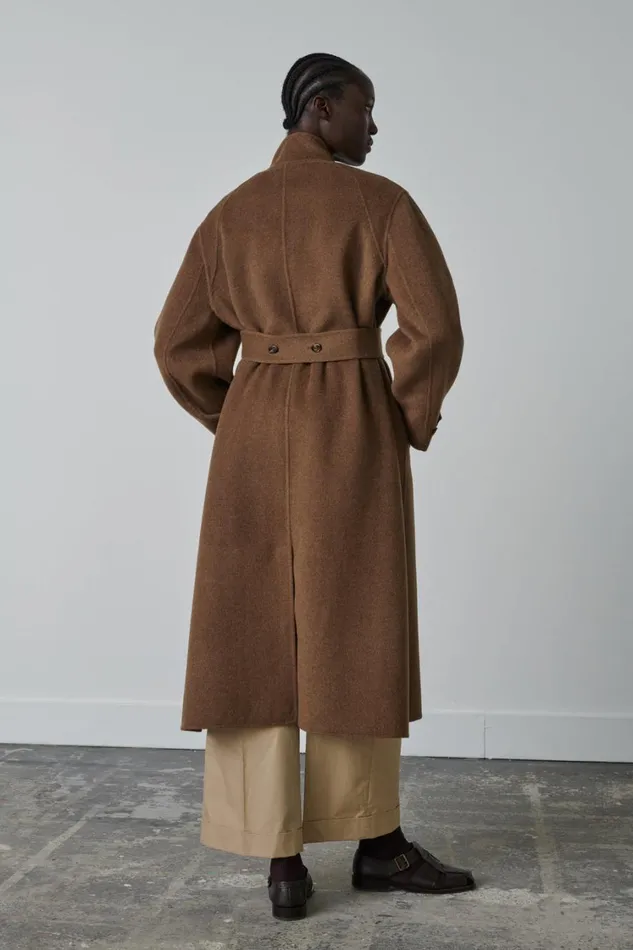 Women VANCOUVER COAT Chestnut Soeur Jackets and Coats