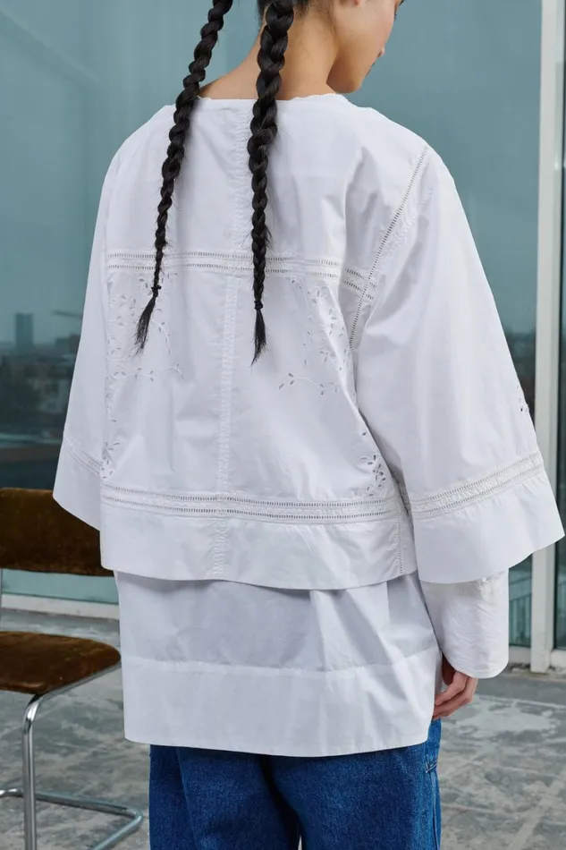 Women VANDA SHIRT White Soeur Shirts