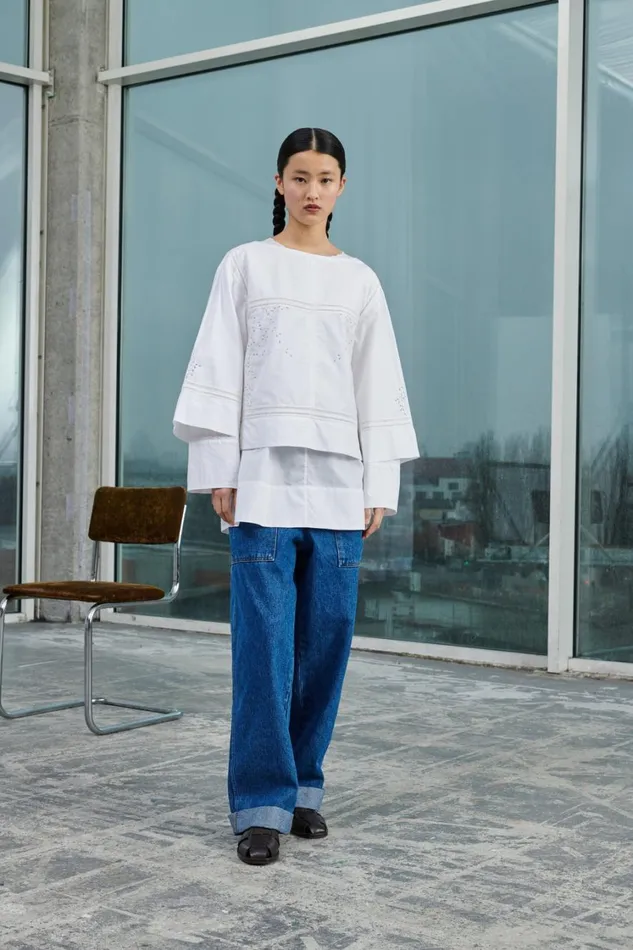Women VANDA SHIRT White Soeur Shirts