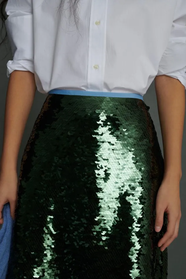 Women VANILA SKIRT Green Soeur Skirts and Shorts