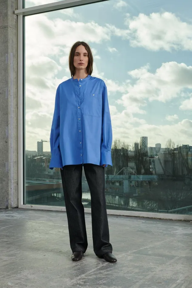 Women VANNES SHIRT Blue Soeur Shirts