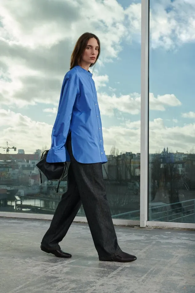 Women VANNES SHIRT Blue Soeur Shirts