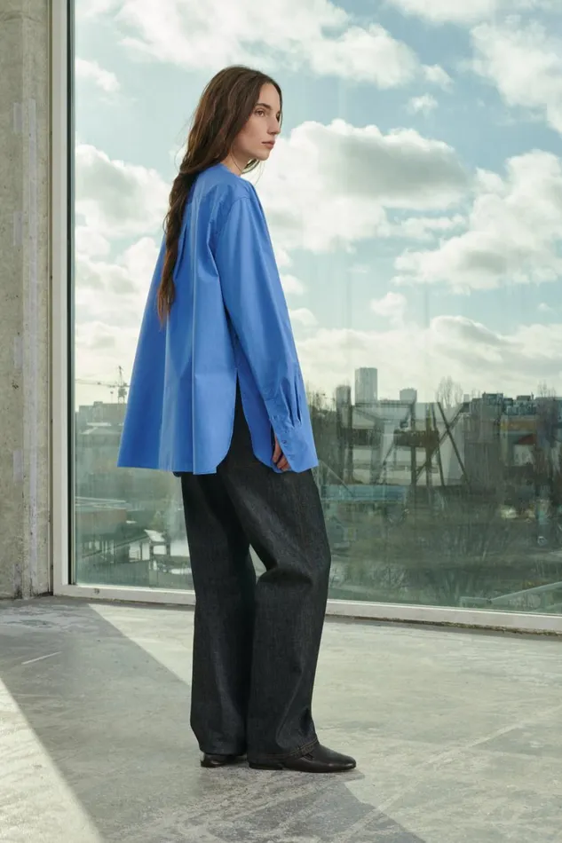 Women VANNES SHIRT Blue Soeur Shirts