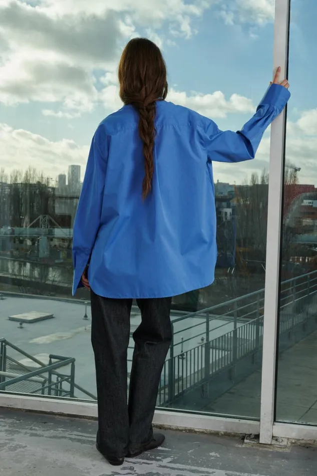 Women VANNES SHIRT Blue Soeur Shirts