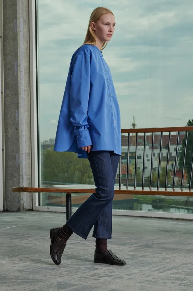 Women VANNES SHIRT Blue Soeur Shirts