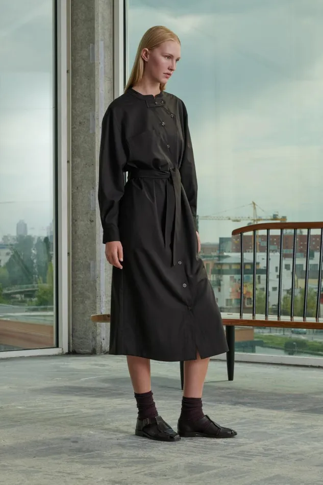 Women VANNY DRESS Dark Brown Soeur Dresses