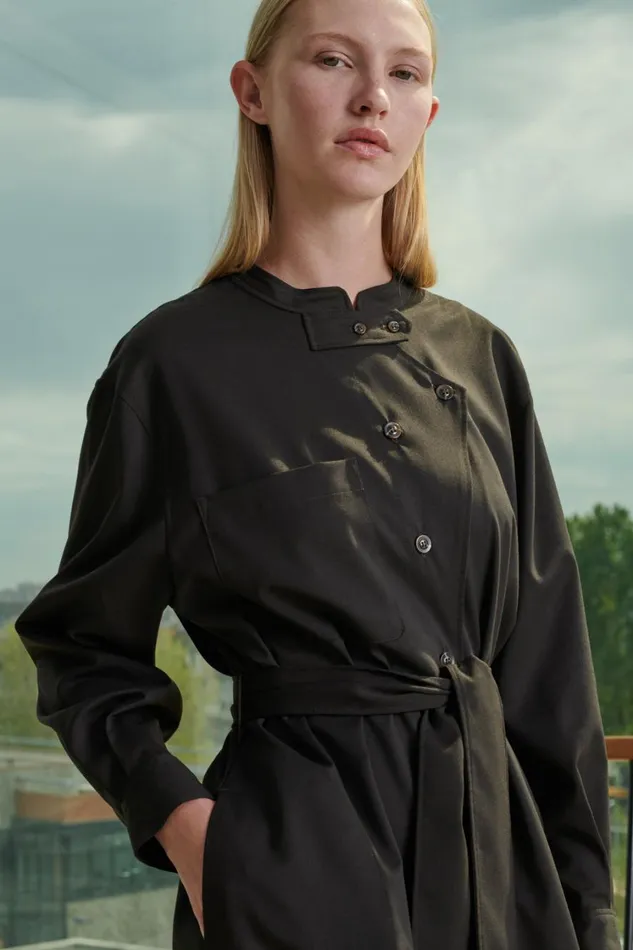 Women VANNY DRESS Dark Brown Soeur Dresses
