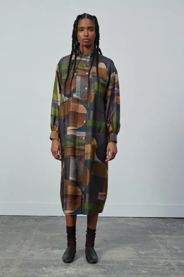 Women VEDA DRESS Greenbrown Soeur Dresses